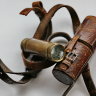 Настоящая аутентичная морская Английская карманная подзорная труба середины 19 века в деревянном тубусе - оригинальная идея подарка для мо