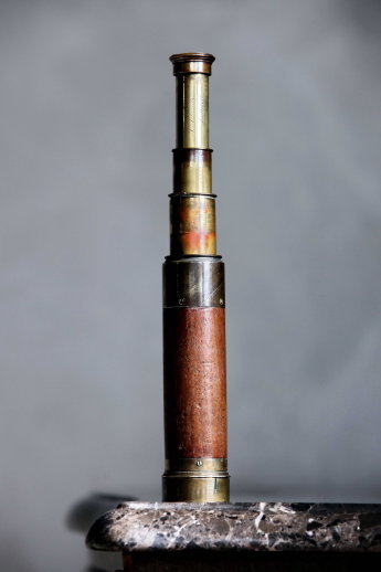 Карманная капитанская подзорная труба 19 века из Англии «J.P. Cutts, London»