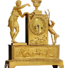 Дорогой необычный подарок на юбилей, богатый ценный подарок на день рождения, подарок состоятельному богатому мужчине на юбилей день Шикарные редкие Французские каминные часы конца 18  - начала 19 века в стиле Ампир