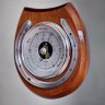 Английский ретро барометр «SB» в форме подковы на удачу, середины 20 века. Отличный подарок офицеру, оригинальный подарок бизнесмену купить Английский ретро барометр «SB» в форме подковы на удачу