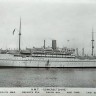 Старинная пепельница с океанского лайнера HMT Somersetshire (1921-1954)