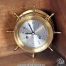 Удивляющий подарок владельцу яхты яхтсмену капитану: винтажные морские корабельные часы - штурвал Schatz с боем покупайте с доставкой КупиАнтик. Механика, производились в 60-70х годах 20 века. Отличное исправное состояние. Эти часы  бьют морские склянки, 