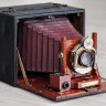 Антикварный американский фотоаппарат на фотопластинках Rochester Unicum Poco 1C - оригинальный подарок журналисту, фотографу купить с курьерской доставкой интернет магазина КупиАнтик™