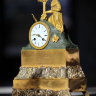 Антикварные каминные часы с боем BAULLIER & FILS PARIS, Франция, 19 век. Оригинальный подарок священослужителю, состоятельному руководителю политику на юбилей