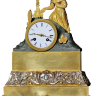 Антикварные каминные часы с боем BAULLIER & FILS PARIS, Франция 19 век, позолоченная бронза. Классические антикварные Французские часы эпохи Французской Реставрации - лучший подарок священнику, состоятельному политику или бизнесмену.
