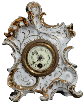 Антикварные настольные часы "Старый Париж"