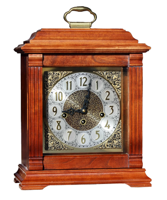 Большие старинные настольные кабинетные часы с мелодичным четвертным боем