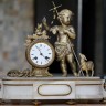 Антикварные каминные часы "Святой Иоанн Креститель" - Франция, 19 век