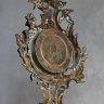 Антикварные бронзовые настенные часы в стиле Рококо