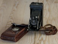 Старинный фотоаппарат Voigtländer Jubilar в оригинальном футляре
