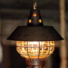 Подвесная лампа, люстра 30х годов из Венецианского стекла "Мурано" с абажуром