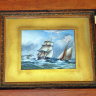 Морской пейзаж, неизвестный художник,  Великобритания конец 19 века
