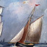 Морской пейзаж, неизвестный художник, Англия конец 19 века