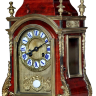 Классические антикварные полочные кабинетные часы с боем, Франция, вторая половина 19 века - ценный запоминающийся подарок на юбилей настоящему ценителю старины, прекрасно подойдет для интерьера кабинета лофта