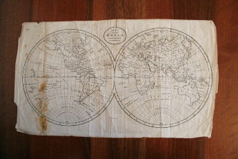 Старинная карта мира  "Map of the World from the Best Authorities" - Англия, начало 19 века