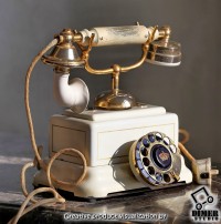 Антикварный настольный телефон Ericsson первой четверти 20 века