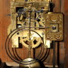 Анкварные немецкие кабинетные часы JUNGHANS в корпусе из дуба