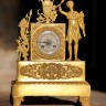 Редкие антикварные Французские каминные часы с боем в стиле «Ампи́р». Необычный ценный подарок состоятельному директору политику бизнесмену Редкие антикварные каминные часы с боем RICHOND PARIS в стиле «Ампи́р»