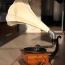 Большой антикварный граммофон патефон из Франции «Pathéphone № 4»