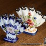 Прекрасные парные миниатюрные вазочки для цветов или пикфлёр из Франции это необычный стильный подарок женщине жене бабушке маме на день 8 марта Парные французские винтажные вазочки "пикфлёр" для цветов