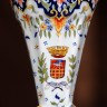 Антикварная фаянсовая вазочка-пикфлёр для цветов «Верность Навсегда» Прекрасная фаянсовая вазочка-пикфлёр для цветов из Франции это необычный стильный подарок женщине жене бабушке маме на день рождения или 8 марта