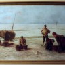 «Возвращение с рыбалки» - картина Geo Martel датированное 1899 годом.
Это последняя картина перед покупкой фаянсовой фабрики Gaëtan Level.
Жоржу Мартелю было 27 лет.