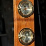 Морские корабельные каютные часы с боем 70х годов 20 века в комплекте с оригинальным барометром. Настенное исполнение, крутой ценный подарок на юбилей моряку яхтсмену любителю моря Каютные часы "Howard Miller" в комплекте с барометром (настенное исполнени
