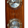 Каютные часы Howard Miller (США) в комплекте с оригинальным барометром - необычный стильный ценный дорогой подарок состоятельному капитану яхтсмену владельцу яхты или любителю морских путешествий. Каютные часы "Howard Miller" в комплекте с барометром (нас