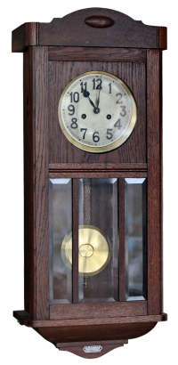 Немецкие настенные часы GUSTAV BECKER с красивым боем