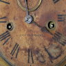 Антикварные Американские октагональные часы Ansonia с боем