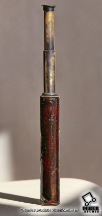 Редкая Английская офицерская подзорная труба конца 19 века