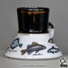Яхтенная чашка-непроливайка «Мечта рыбака» не опрокинется при качке - купить полезный сувенир для яхтсмена, сделать необычный и нужный подарок моряку, рыбаку или подводнику, подарок повару или коку