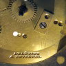 Редкие антикварные Французские каминные часы с боем начала 19 века в стиле «Ампи́р»