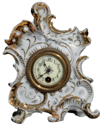 Антикварные настольные часы "Старый Париж"