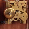 Крупные старинные настольные кабинетные часы «ODO» с боем