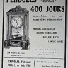 Крупные старинные настольные кабинетные часы «ODO» с боем