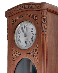 Антикварные немецкие настенные часы JUNGHANS B.26 с мелодичным четвертным боем